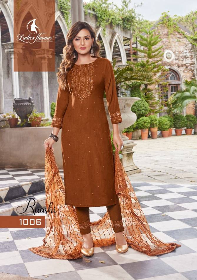 Ladies Flavour Raashi Fancy Festive Wear Designer Ready Made Collection